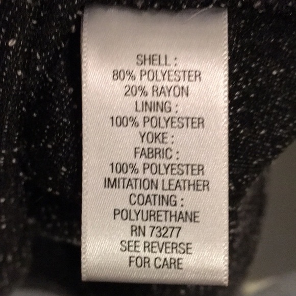 NWT Tweed Dress w/ faux leather bodice M - Picture 6 of 6